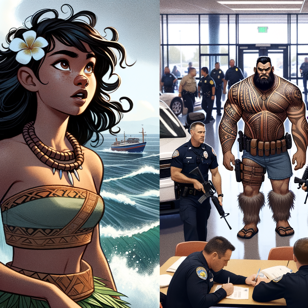 Moana Disney via AP This image released by Disney shows Maui voiced by Dwayne Johnson in a scen.png